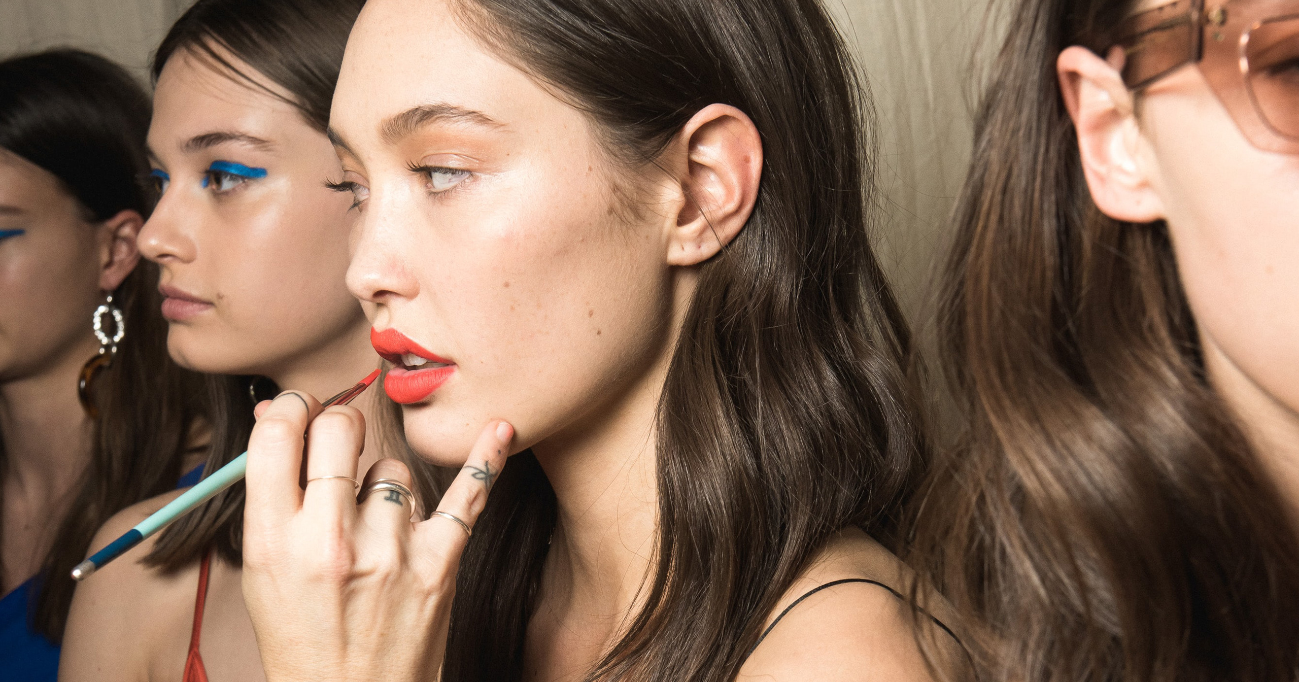 Red Color Dominates European Catwalks